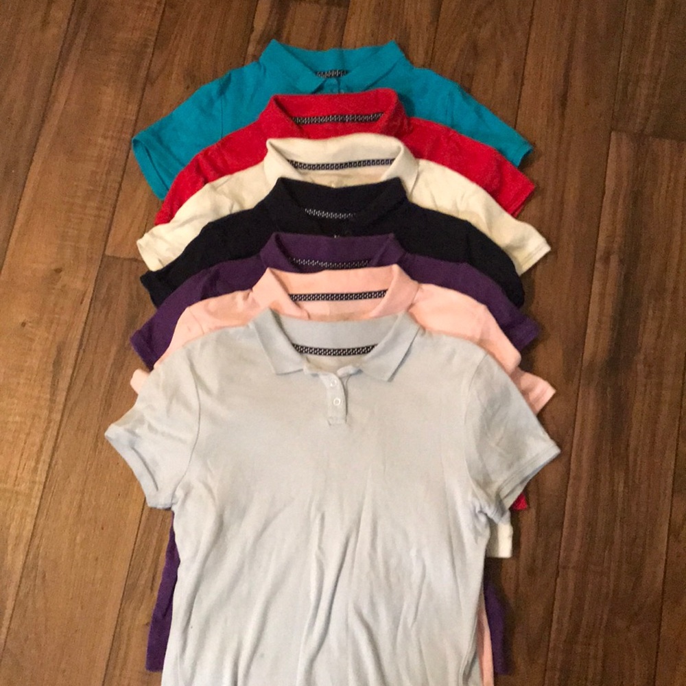 Justice polo school shirts